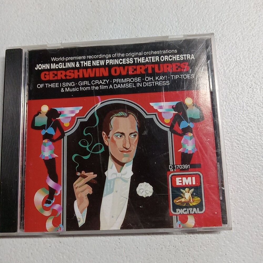 Gershwin Overtures CD John McGlinn and the New Princess Theater Orchestra